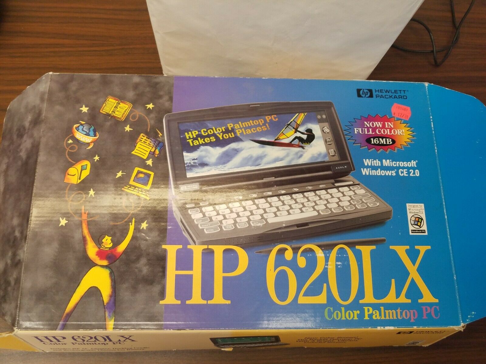 Hp 620lx Color Palmtop Pc In Box Used