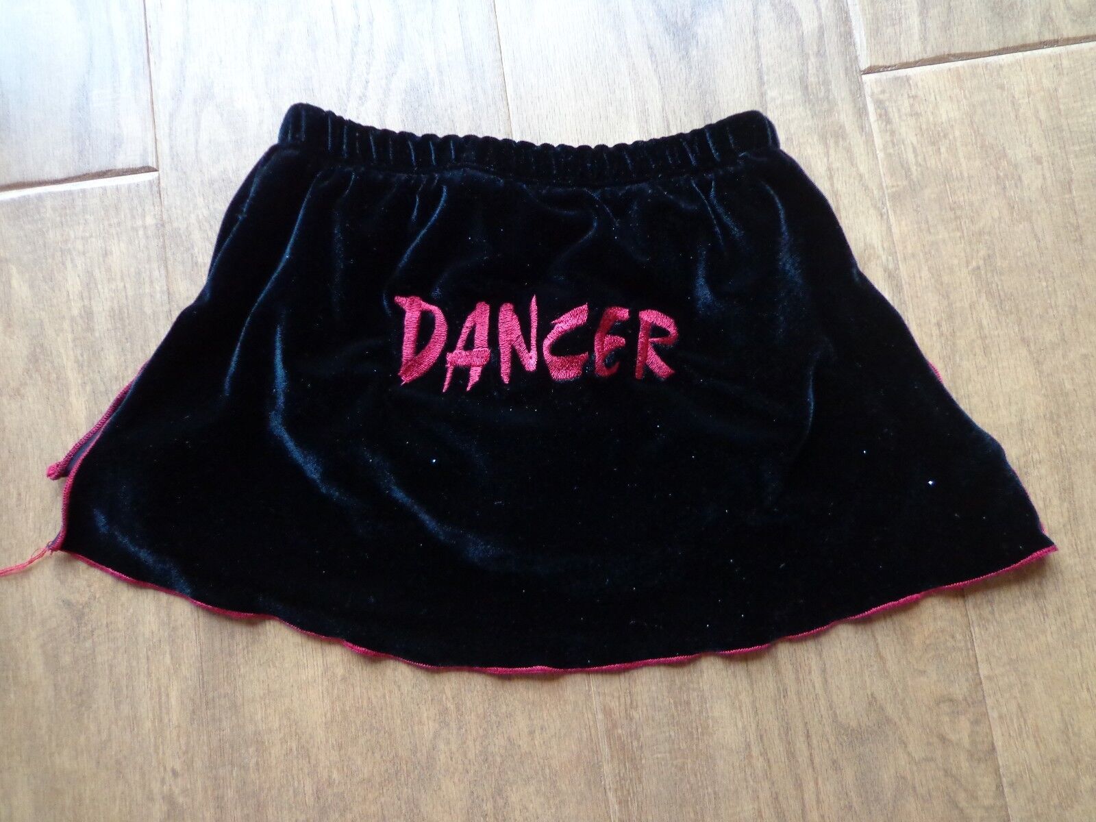 Dbk Girl's Euc Sz Cm Black Velvet Dancer Skirt W/built In Bloomers