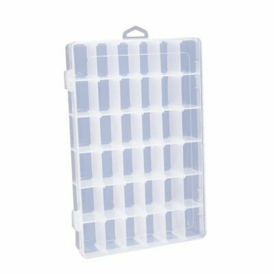 Clear Plastic Jewelry Storage Box Case Craft Organizer Bead Adjustable, 36 Grids