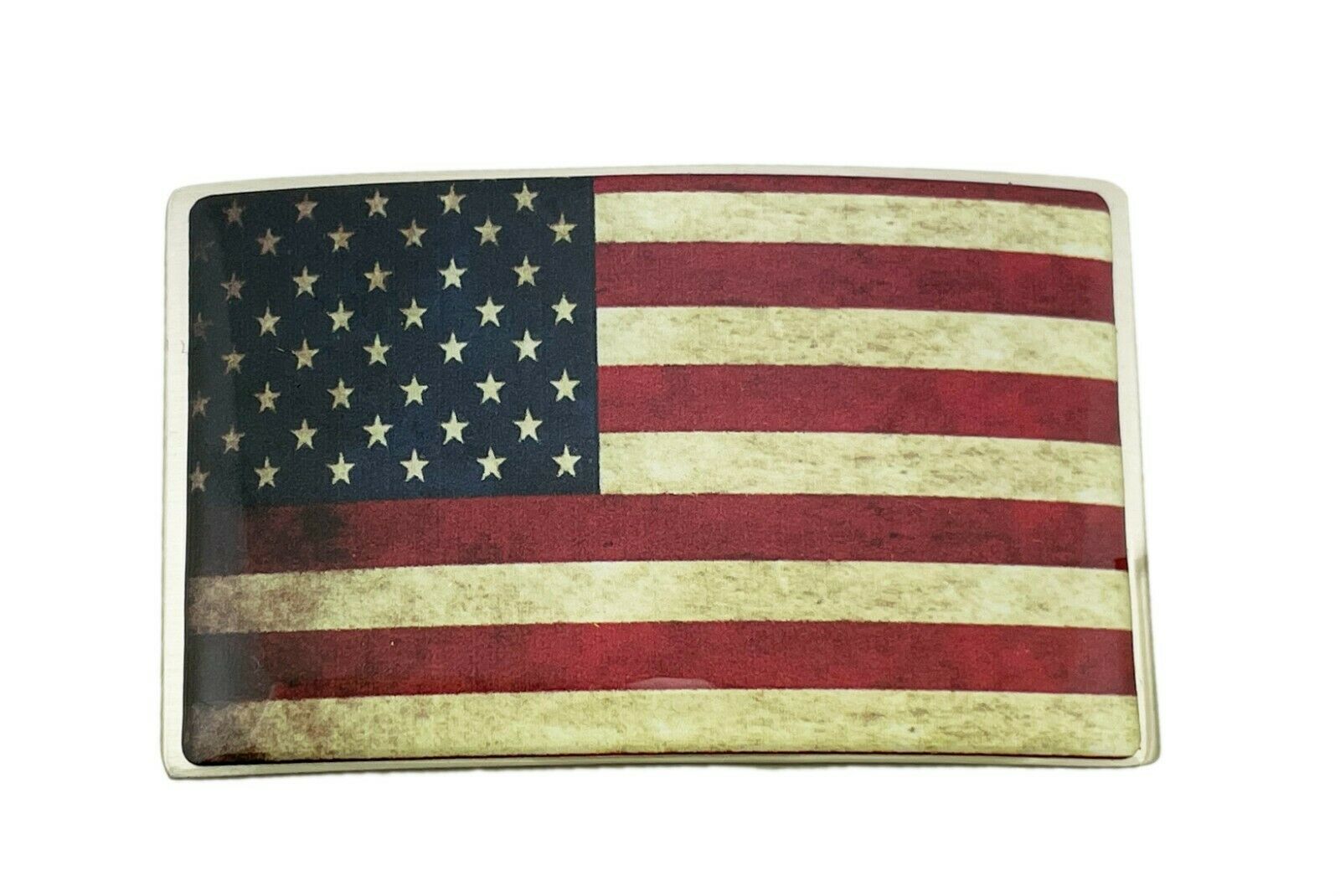 American Usa Flag Belt Buckle Star And Stripes Happy Fourth 4th July Patriotic