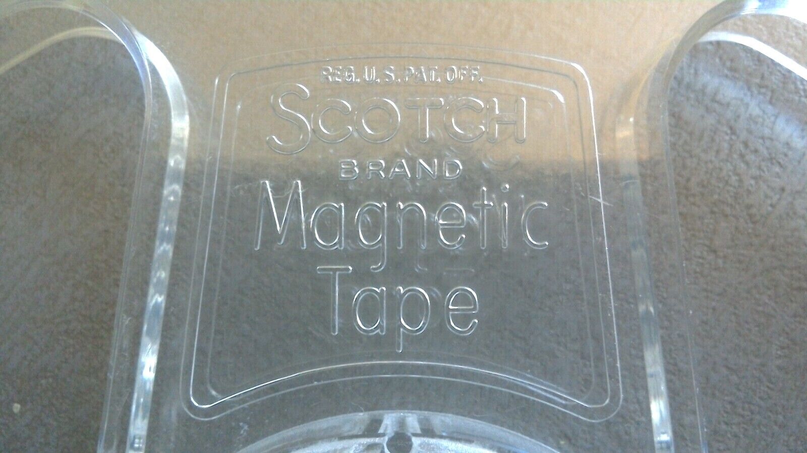 Genuine Scotch 7" Empty Tape Reel With Storage Box Made In Usa