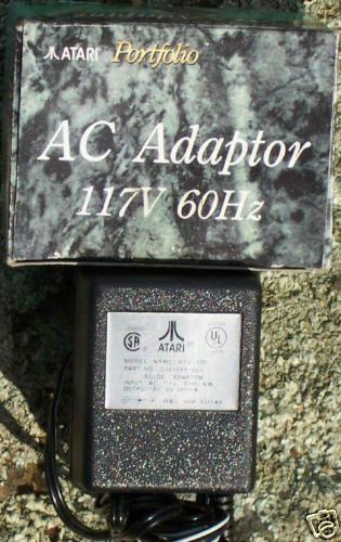 Atari Portfolio Ac Adapter Power Pack/supply/plug Original No Box