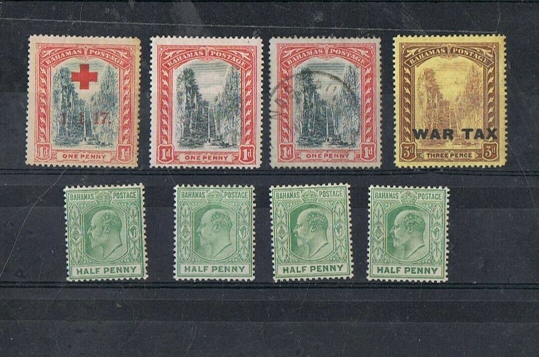 Bahamas - Lot Of Old Stamps