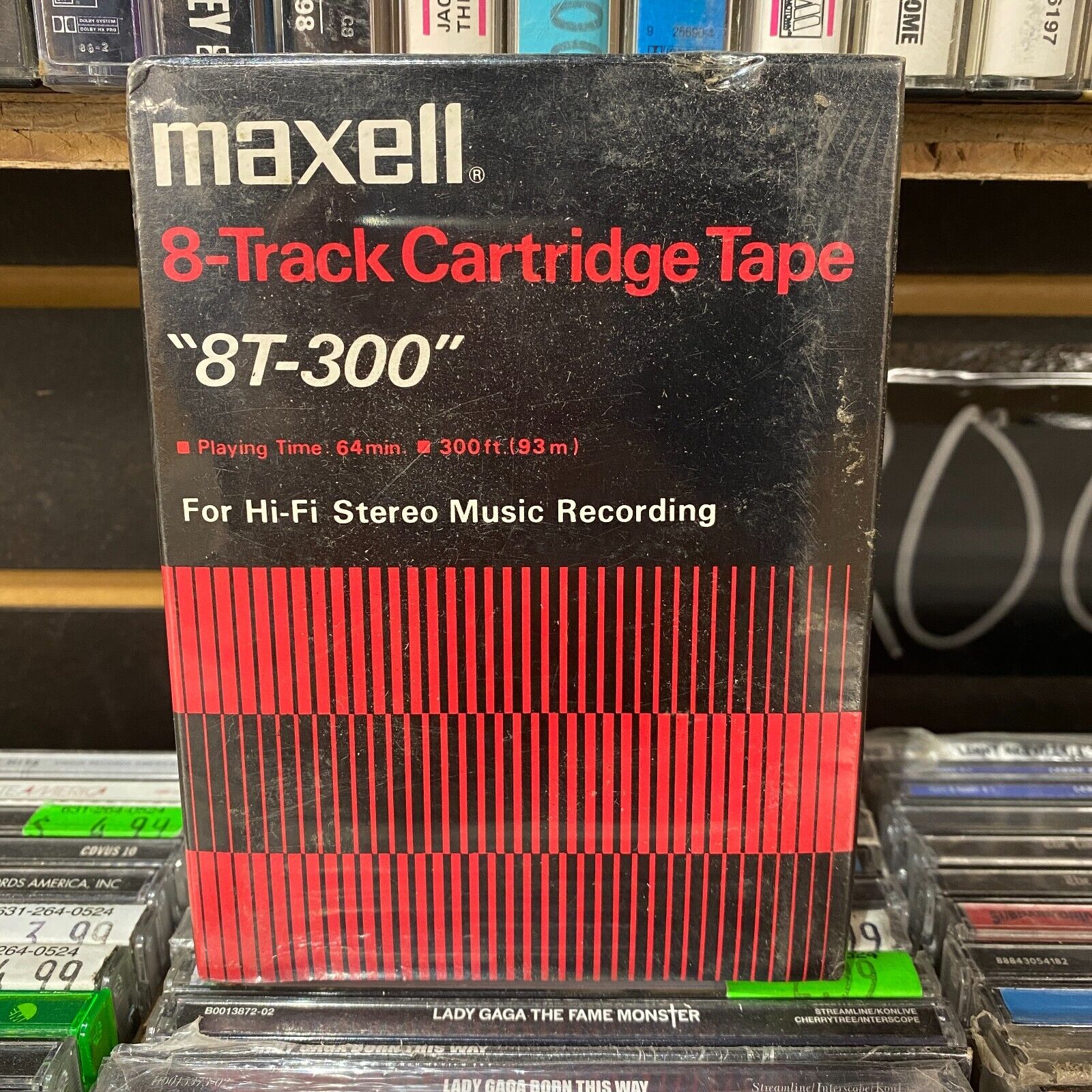 Maxell 8-track Cartridge Tape 8t-300 [8 Track Tape, New] Sealed!!! Recordable