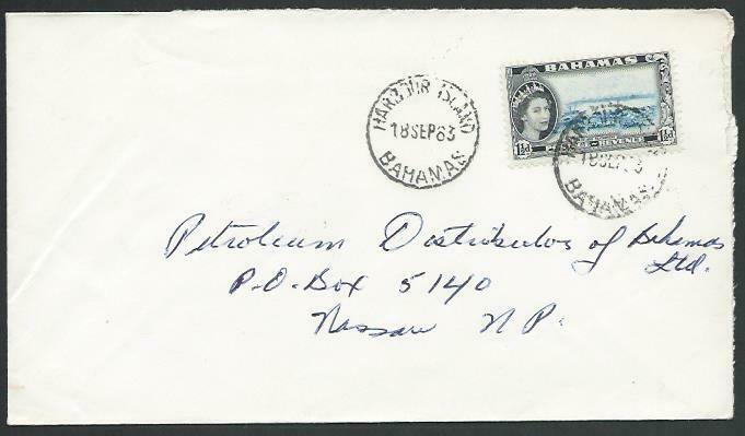Bahamas 1964 Local Cover Harbour Island Cds + Mackey St On Reverse.........56612