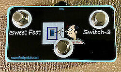 3 Button Footswitch For Ehx 720 And More - Electro Harmonix - Handmade In Usa